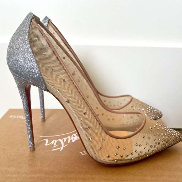 Christian Louboutin Shoes - Christian Louboutin Follies Strass 100 Pump